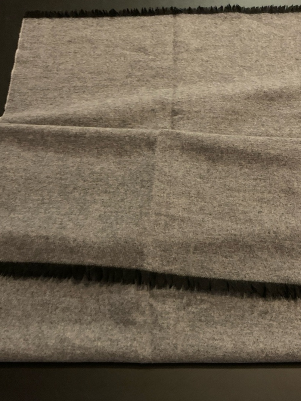 Pendleton Grey Wool Wrap / Shawl 24 X 76 Inches. Made In Italy - Picture 2 of 7